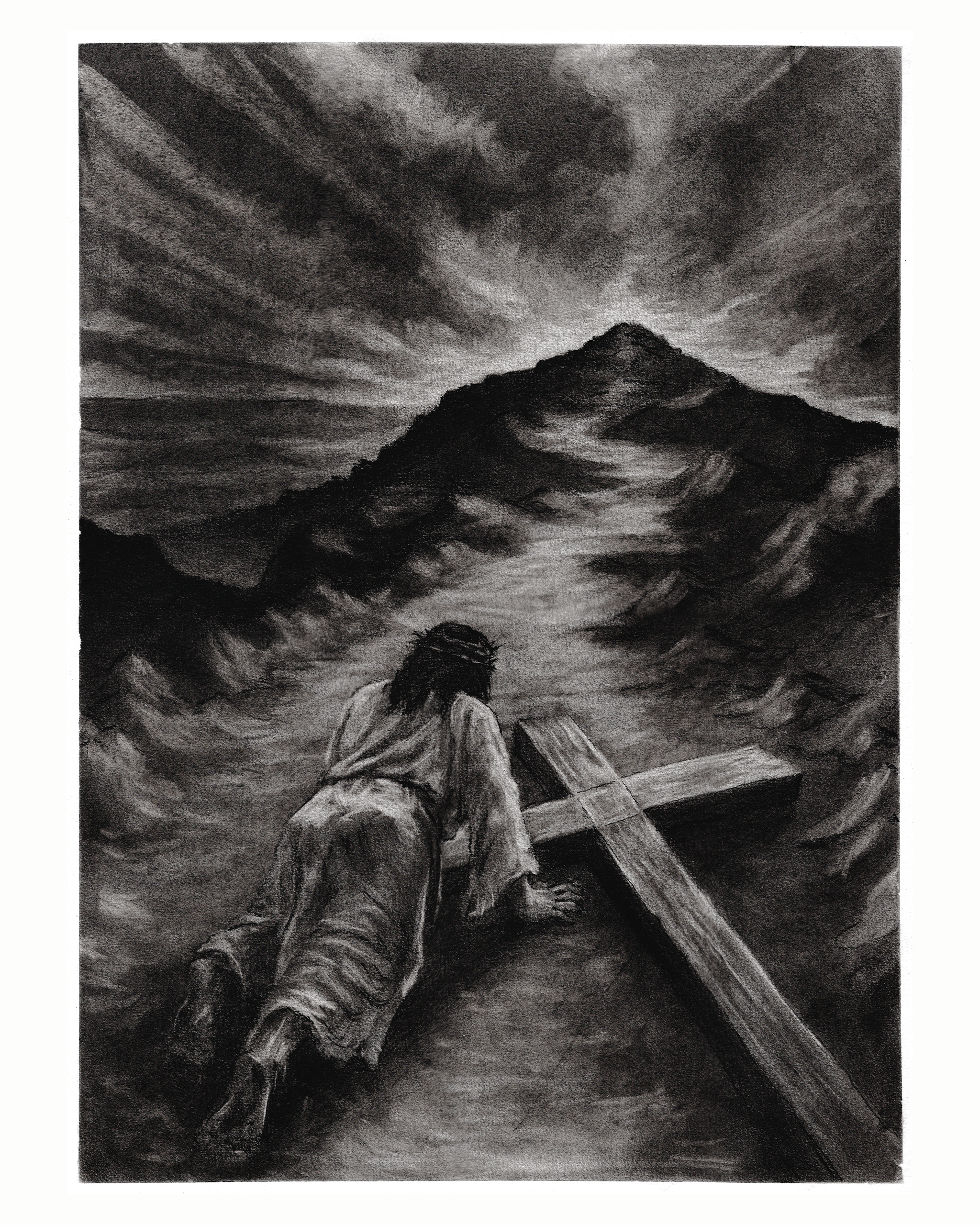 IX Station of the Cross | Jesus falls for the third time